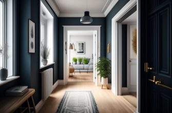 Дизайн интерьера коридора в маленькой квартире в простом стиле